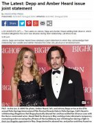 700万美元!约翰尼·德普与老婆艾梅柏达成仳离协议