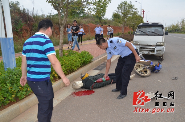 新田县组织开展重大阶梯交通事故处置演练