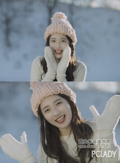 披肩长发自然芳华