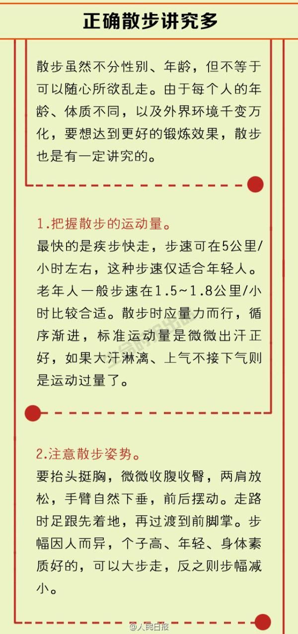 散步居然有这么多好处!你走对了吗?