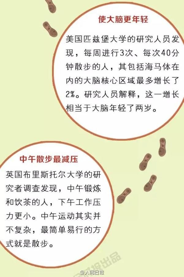 散步居然有这么多好处!你走对了吗?