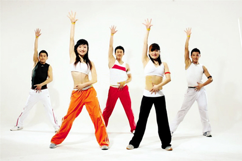 有氧舞蹈。图片来自网络